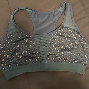 Zyia leopard bomber bra